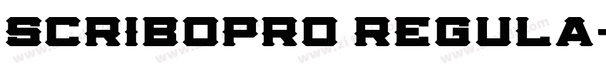 ScriboPro Regula字体转换 ScriboPro Regula字体转换